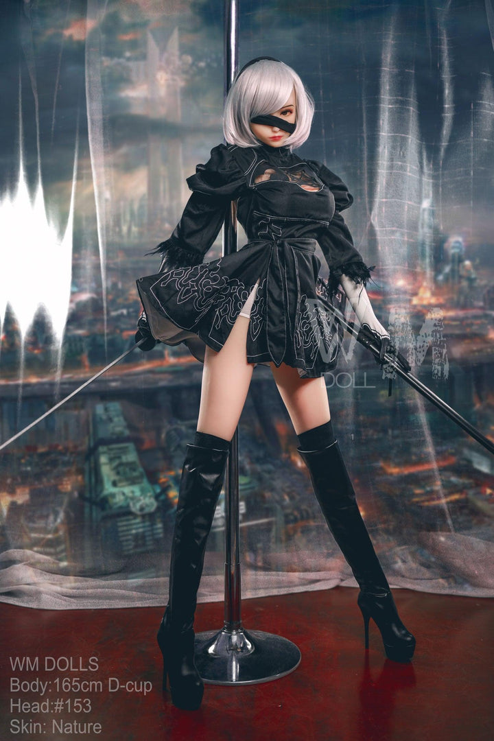 WM | 2B Anime 5ft 5/ 165cm D Cup Cosplay Sex Doll - Fight Angel