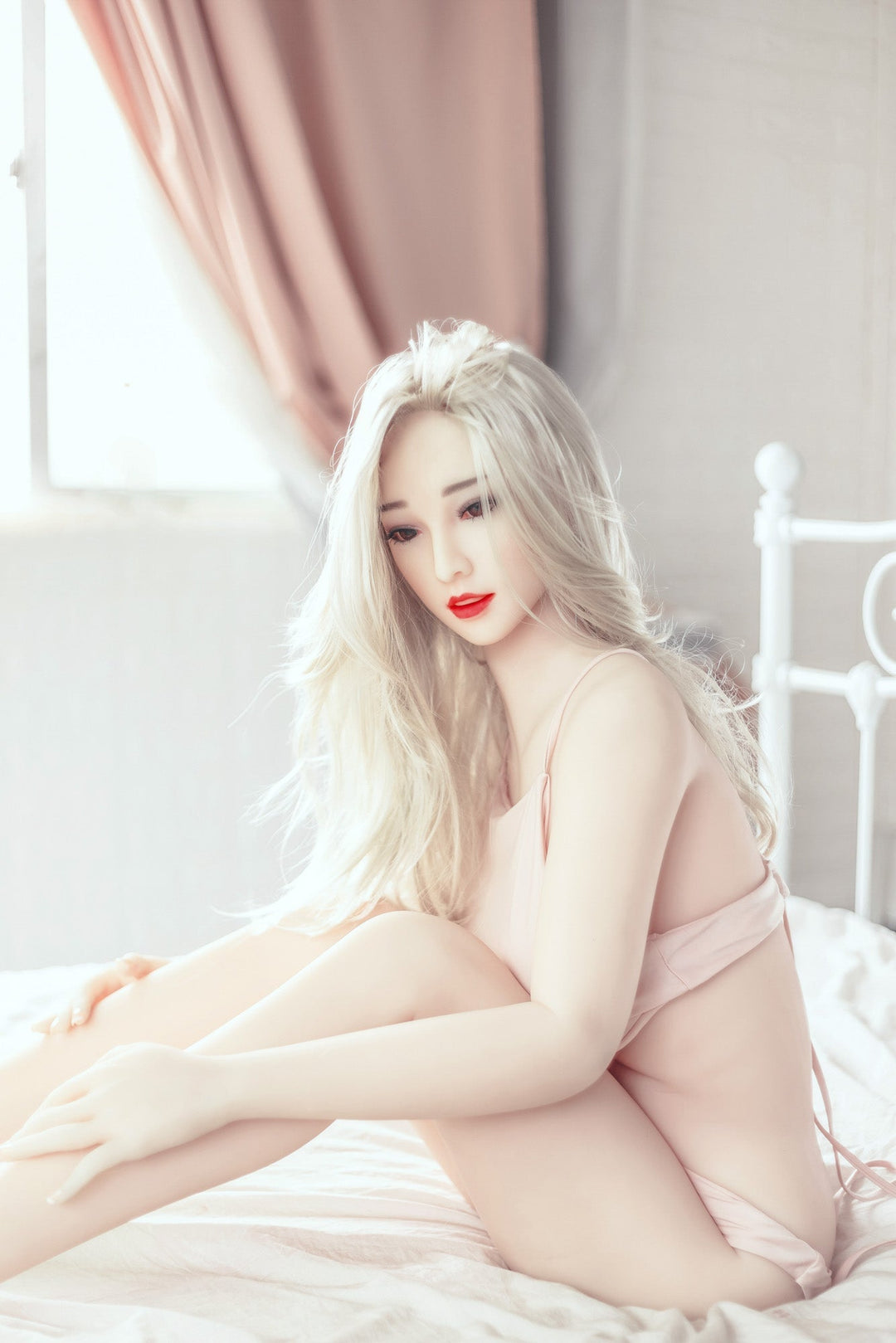 158cm (5ft 2) Realistic Sex Doll With Pretty White Hair - Pearly