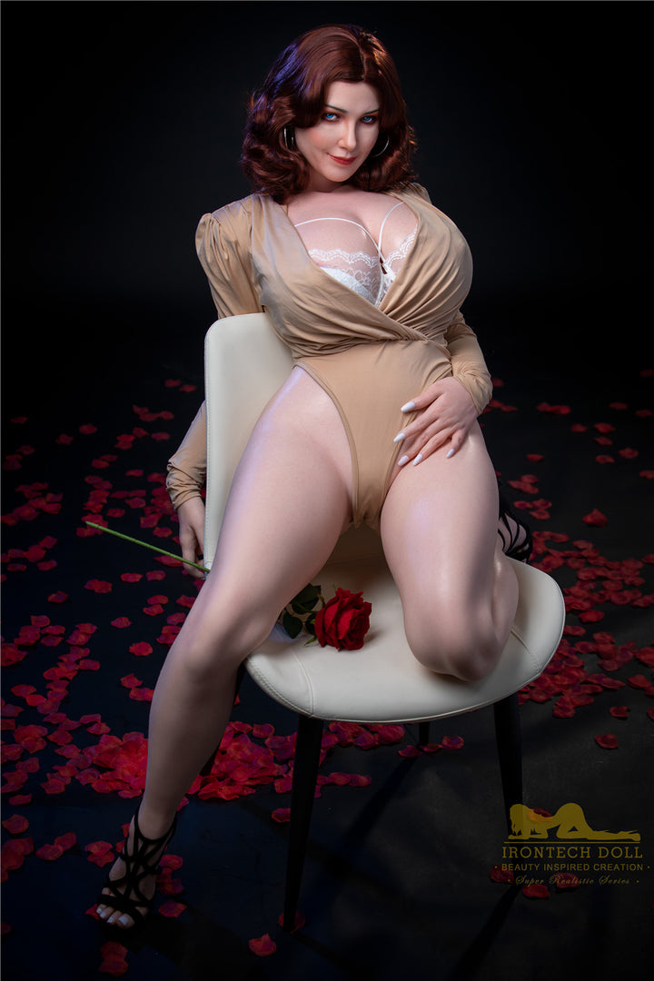 Irontech | 5ft3/160cm BBW Silicone Sex Doll - Carmel