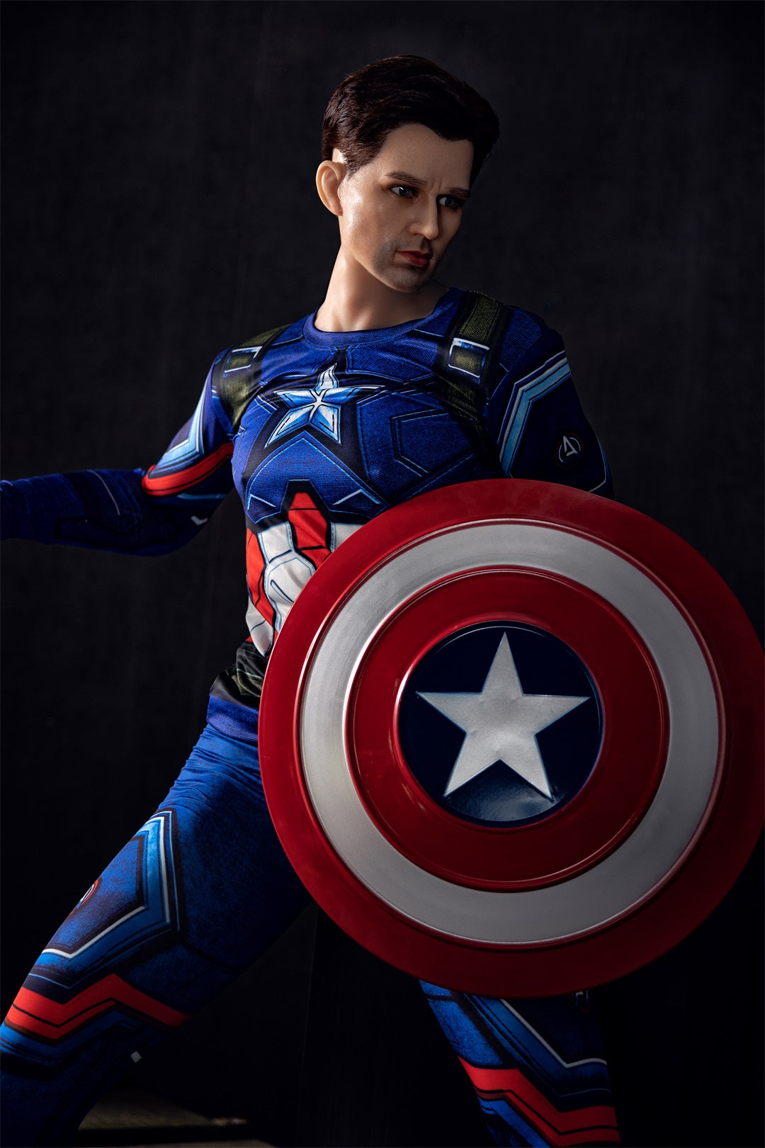 160 cm große Captain America-Sexpuppe für Frauen - Enio