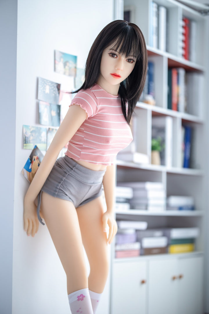 150cm / 4ft11 Asian Style Small Breast Realistic Sex Doll - Libert(3 sizes)