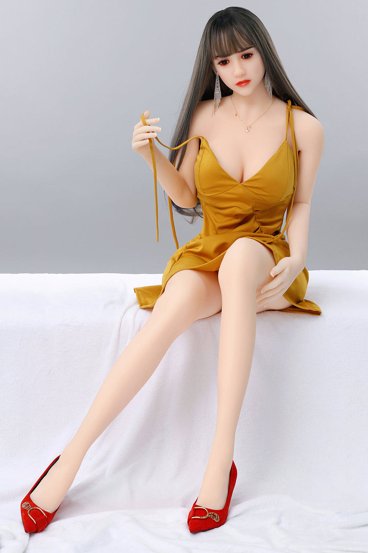 SY Doll | 165 cm/5 Fuß 5 Süße kleine Brust asiatische lebensechte TPE Sexpuppe - Greta