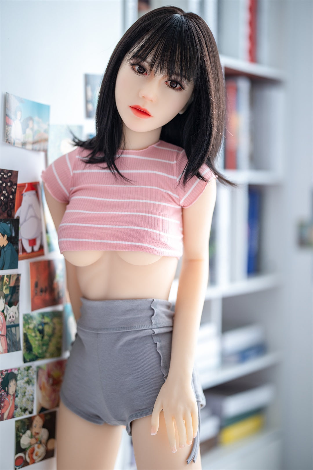 150cm / 4ft11 Asian Style Small Breast Realistic Sex Doll - Libert(3 sizes)