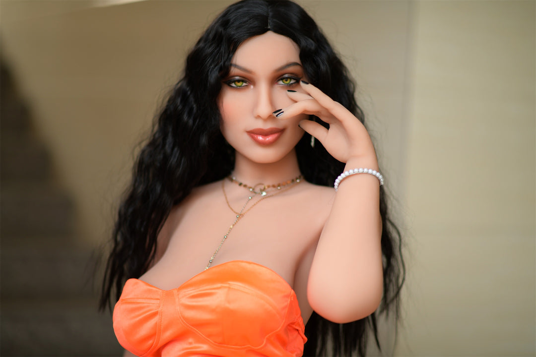 6YE | 151cm / 4ft11 Big Breasts Black Hair  Size Plus  Sex Doll - Nerissa