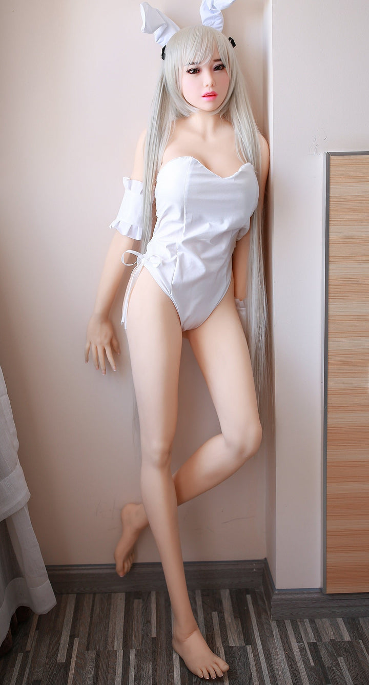 5Ft2(158cm) Top Quality TPE Sex Doll With White Hair -Denali (In Stock US)