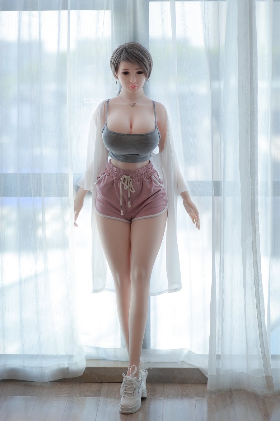 5ft 6 ﻿Lifelike Big Breast Real TPE Silicone Sex Doll - Gaby