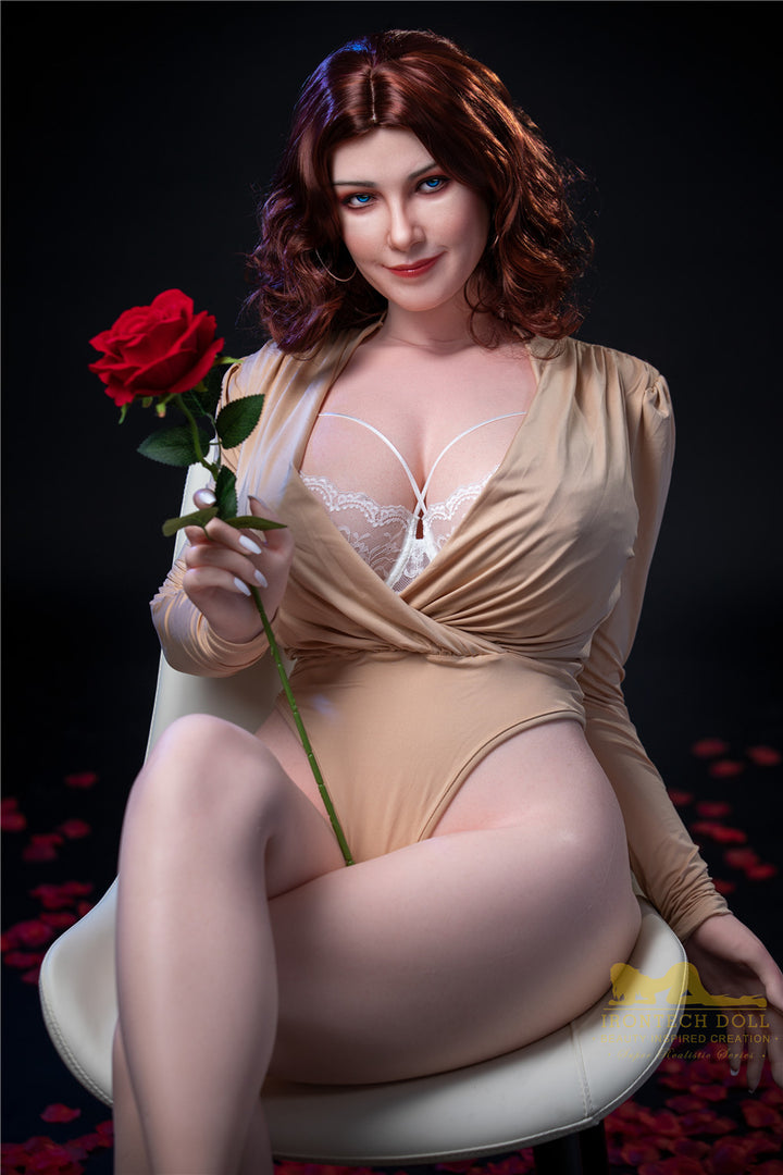 Irontech | 5ft3/160cm BBW Silicone Sex Doll - Carmel