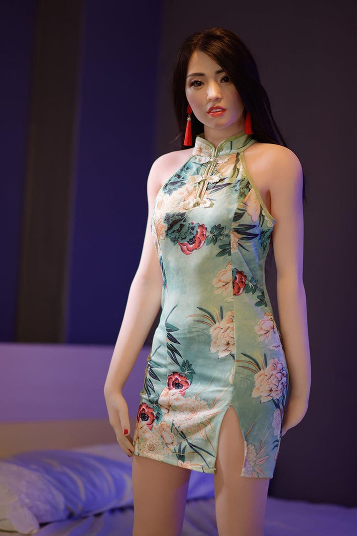 6YE | 165cm (5' 5") C-Cup Sillicone Head Small Breast Sex Doll - Tess