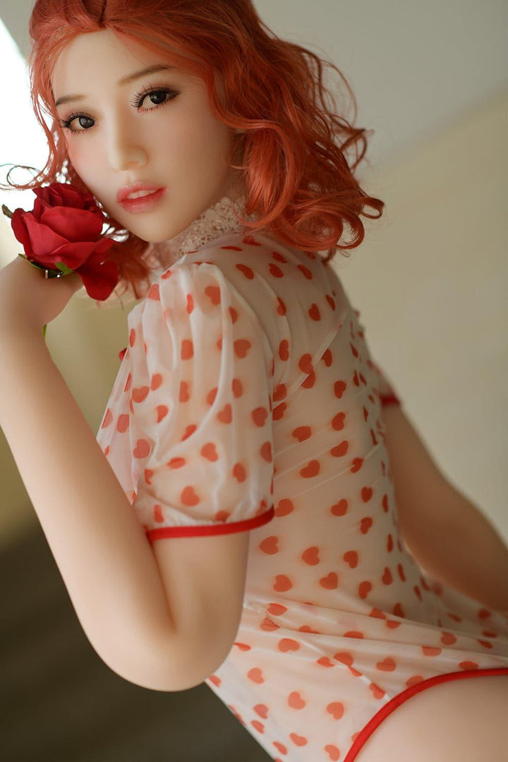 6YE | 165cm (5' 5") D-Cup Small Breasted Pink Hair Sex Doll - Theresa