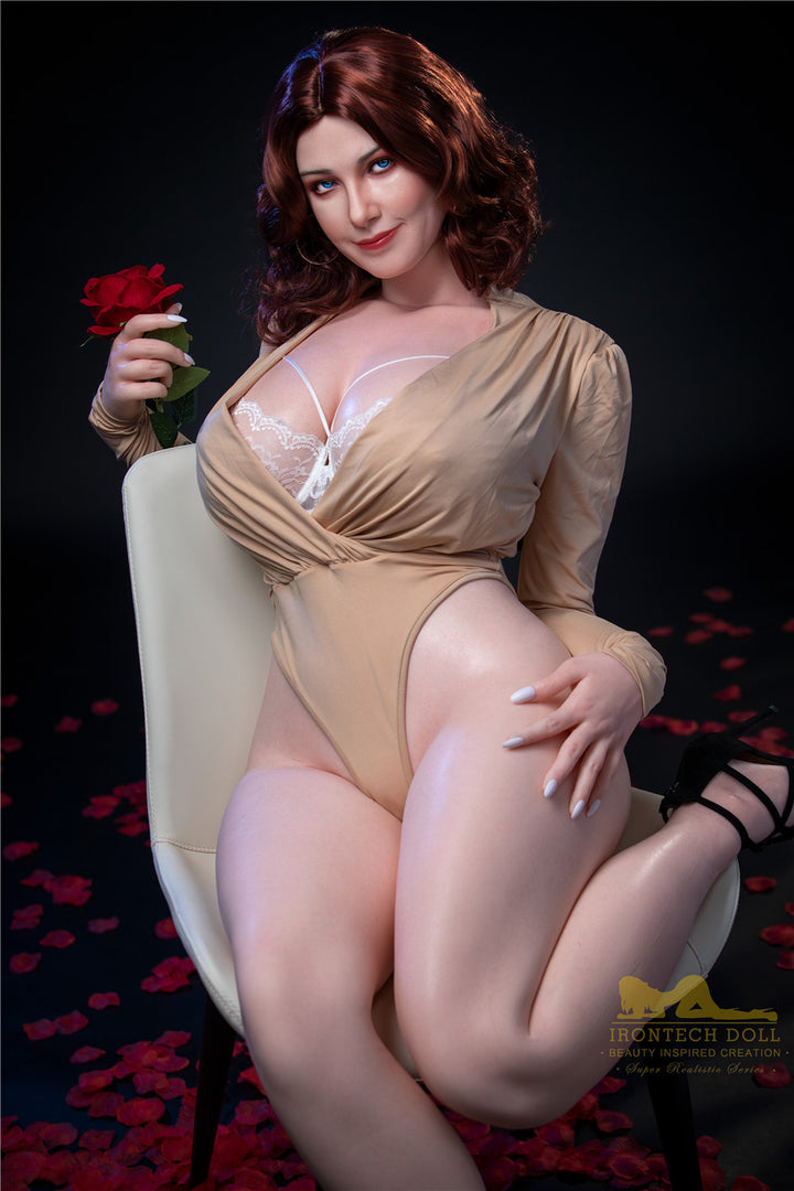 Irontech | 5ft3/160cm BBW Silicone Sex Doll - Carmel