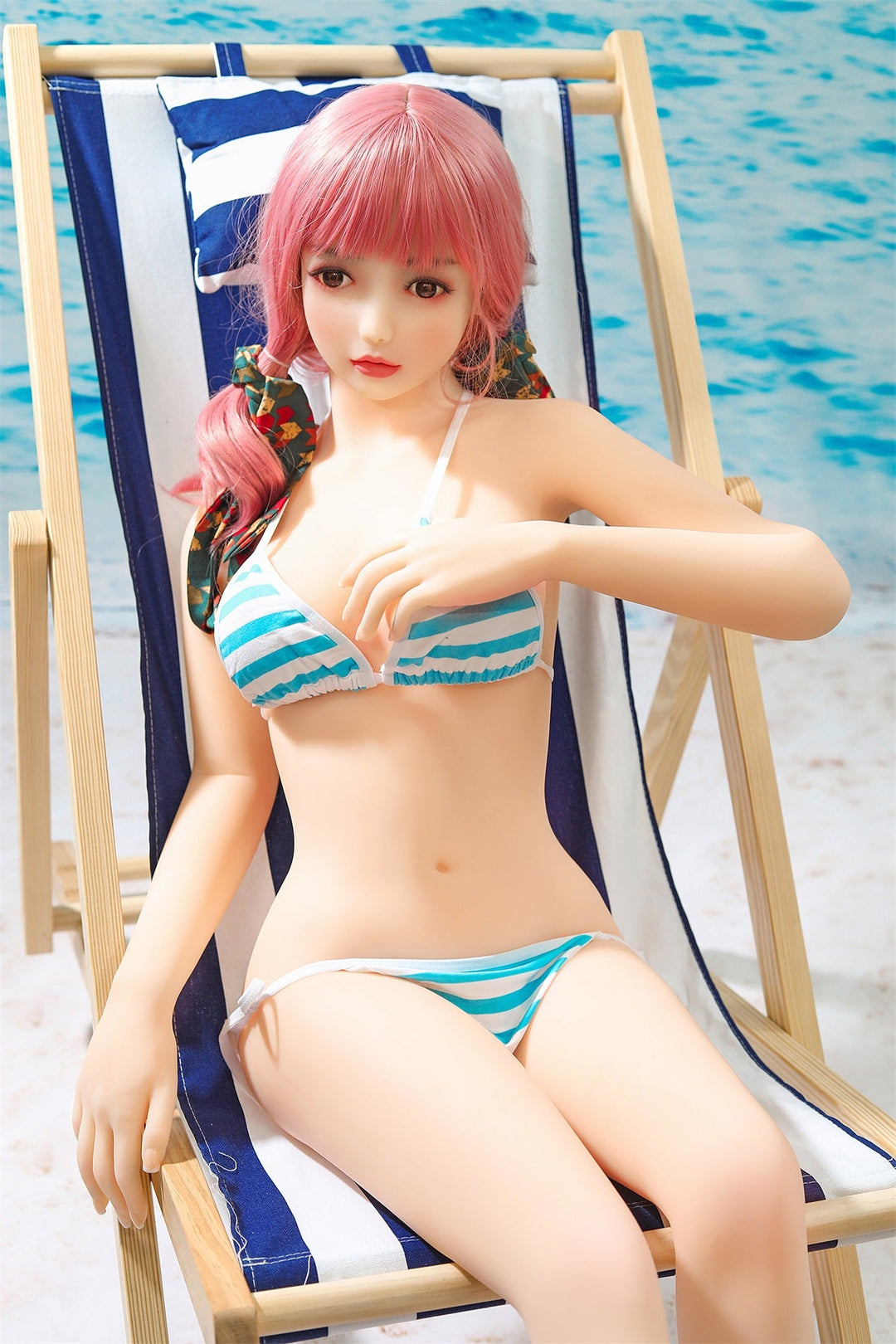 150cm / 4ft11 Bikini Style Youth Energetic Beauty Doll With Pretty Pink Hair - Bonnie