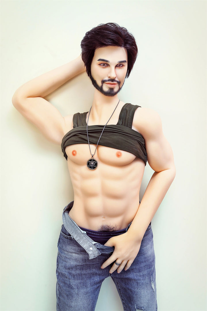 5ft 4 (162cm) Enthusiastic Bearded Style Male Sex Doll - Micheal