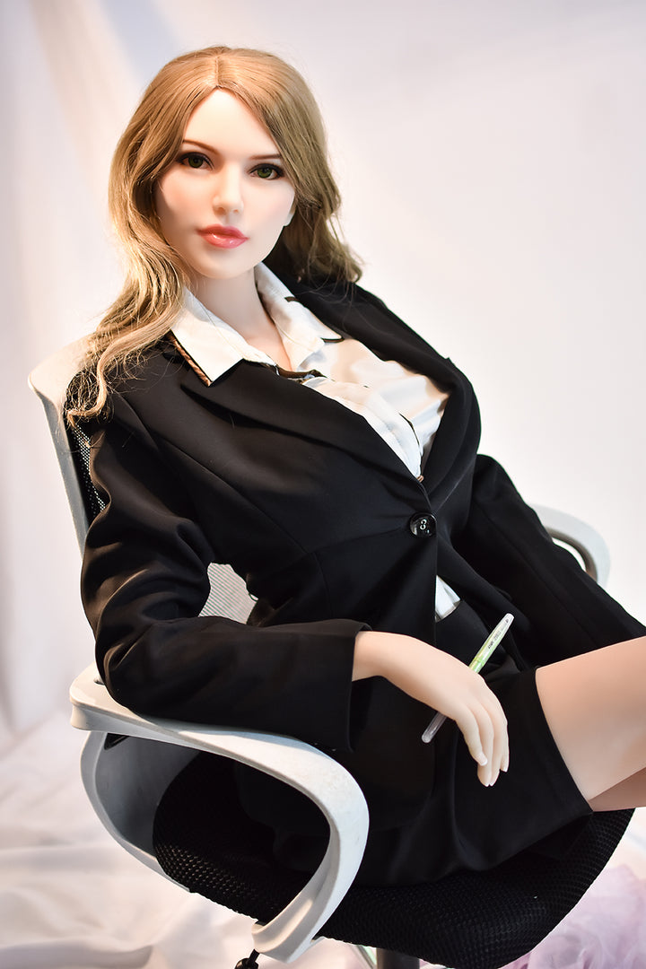 6YE | 5ft5/165cm Big Boobs Blonde OL Sex Doll - Antia