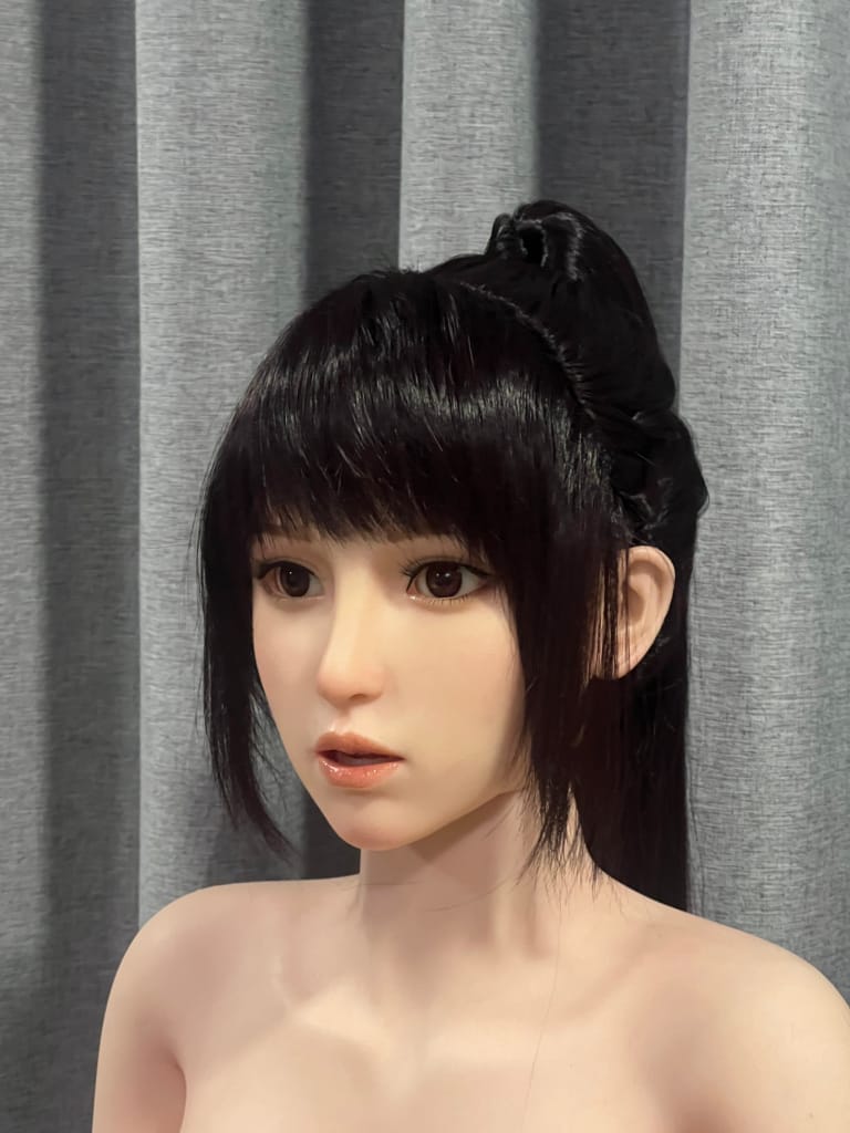 ZELEX® 155cm(5.1') C-CUP Full Silicone Sex Doll With Movable Jaw - Yuiko