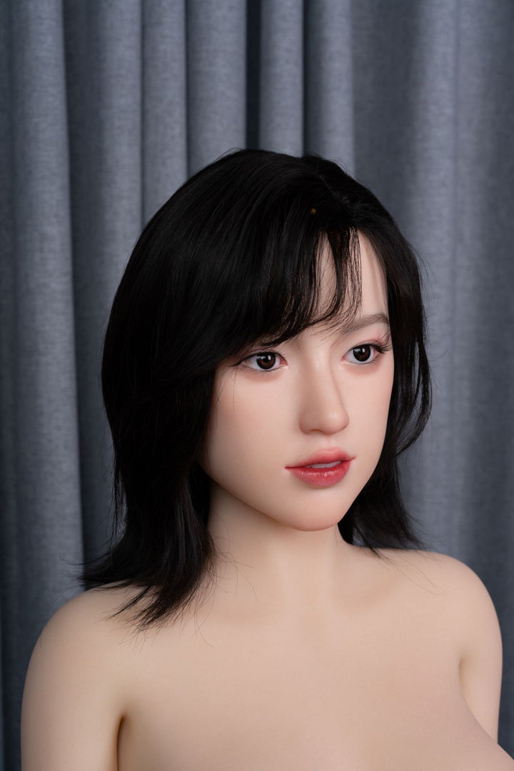 ZELEX® 165cm (5.4') F-CUP Silicone Head+TPE Body Love Doll - Julia