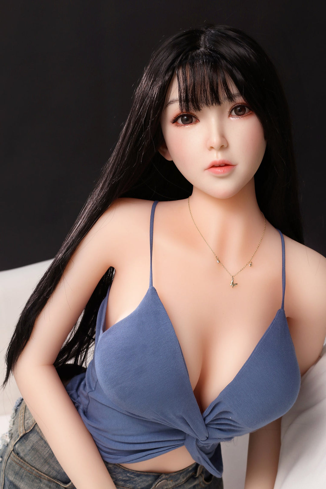 Janet - 5ft2in (158cm) Lady Realistic TPE Sex Doll with Silicone Head