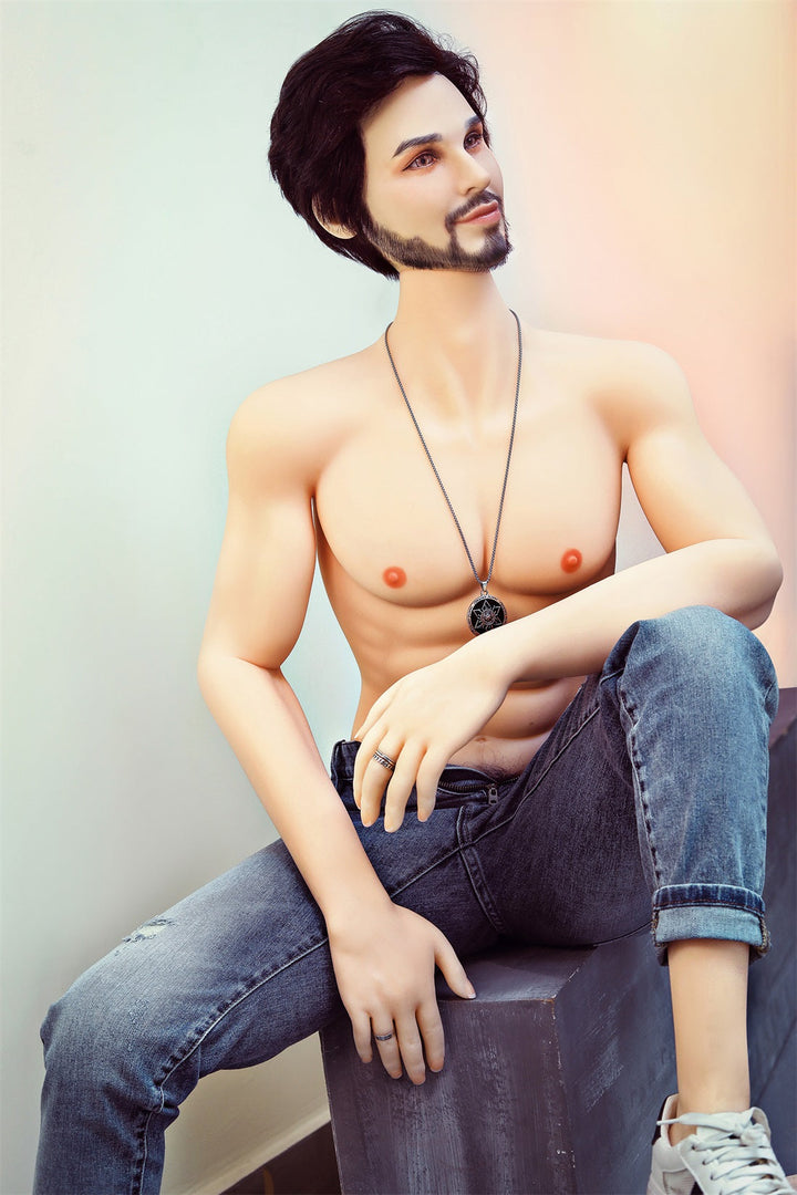 5ft 4 (162cm) Enthusiastic Bearded Style Male Sex Doll - Micheal