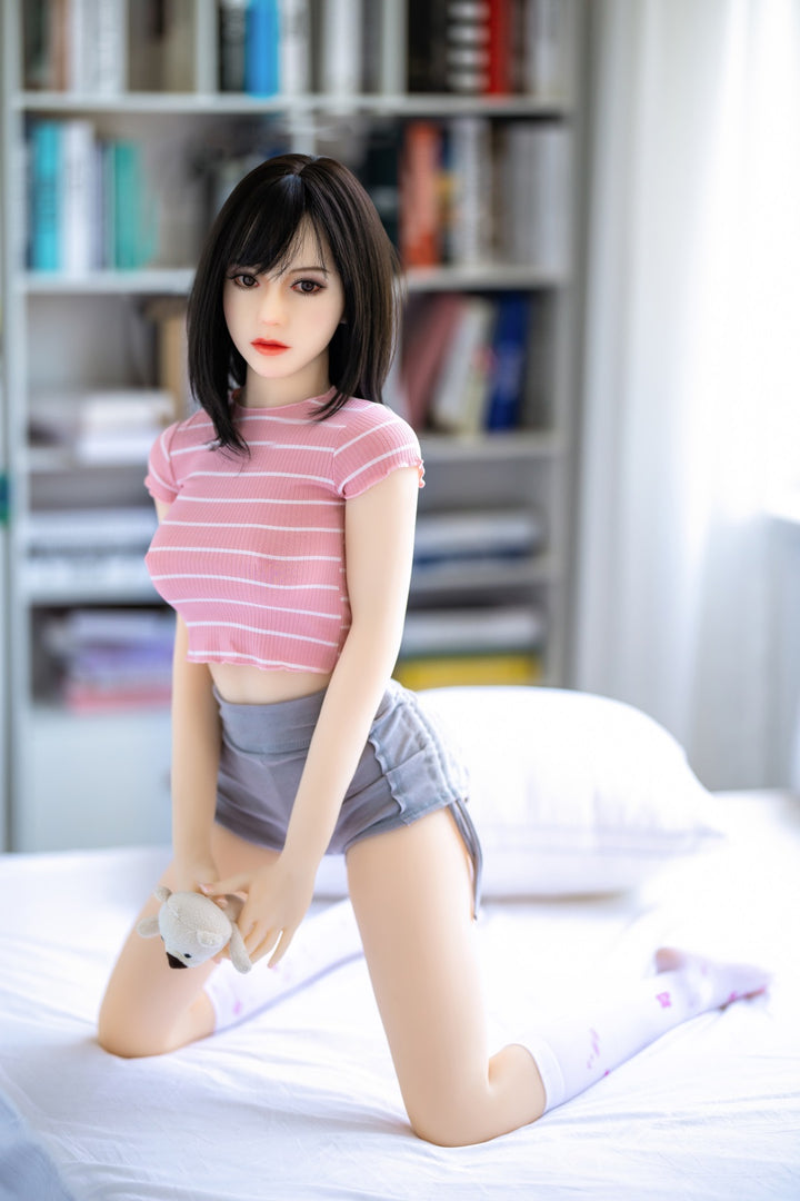 150cm / 4ft11 Asian Style Small Breast Realistic Sex Doll - Libert(3 sizes)