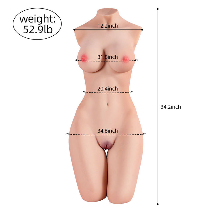 34.2in Sex Doll Torso - Elica (In Stock US)