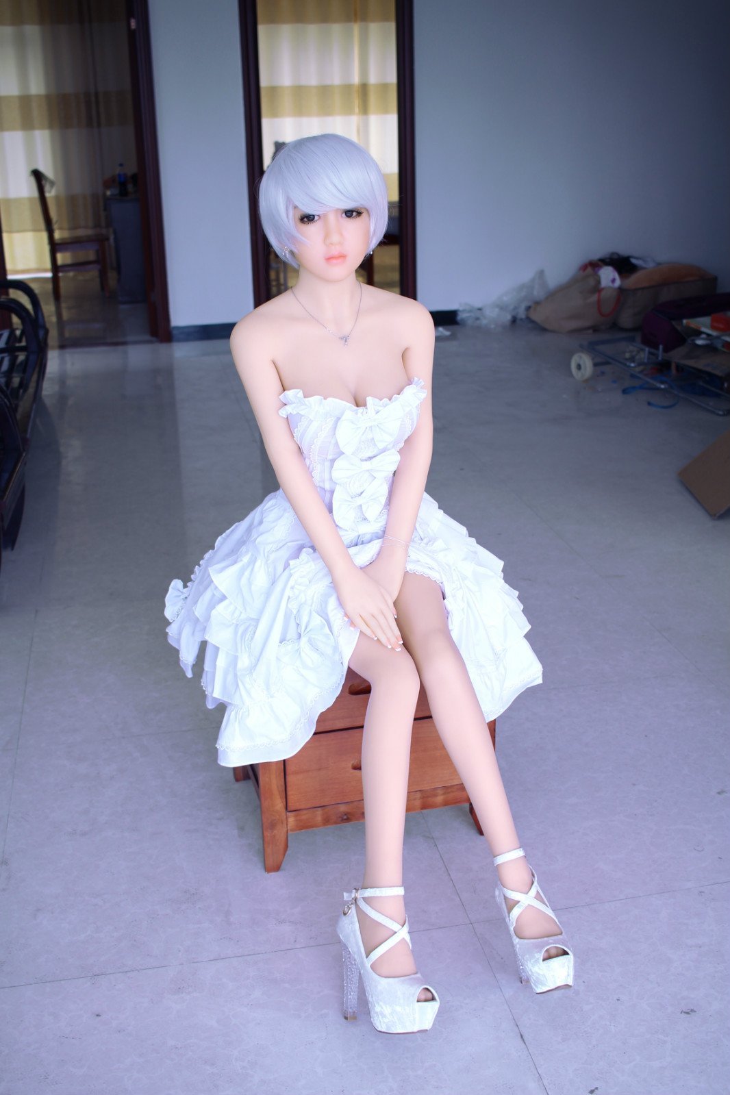 AF Doll | 150 cm / 4 Fuß 11 japanische Anime-Sexpuppe im sexy Kleid - Mingfei