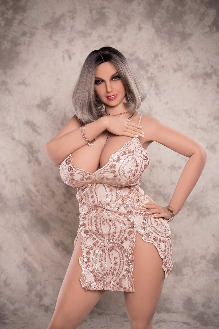 AF Doll | 162cm huge breasts silicone+tpe European faces sex doll - Angera