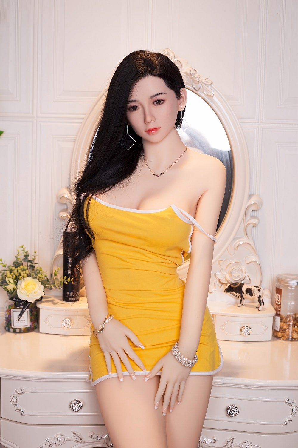 AF Doll | 164cm Asian face silicone+tpe sex doll-Feiyan