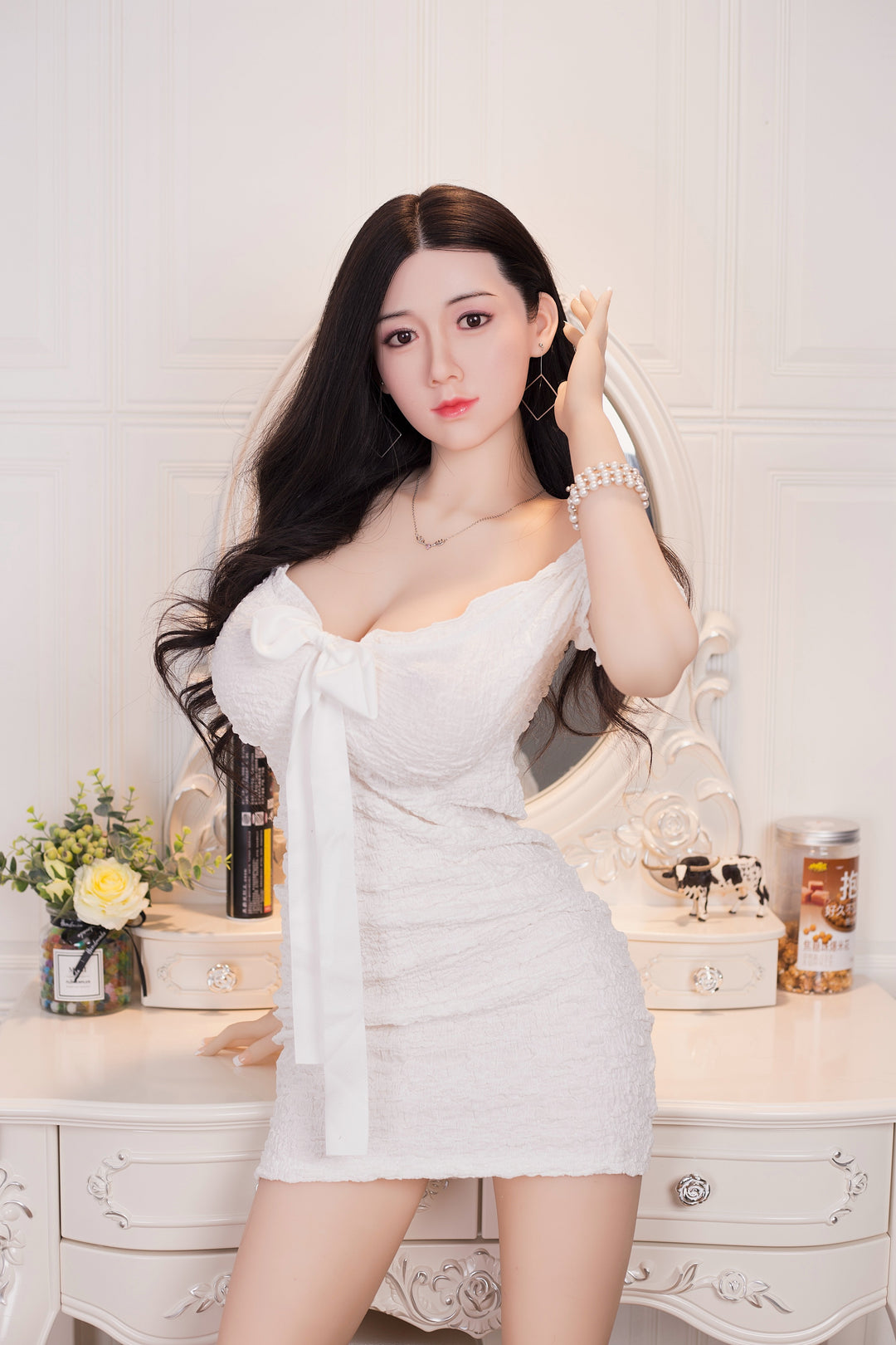 AF Doll | 170cm D cup big breasts silicone head sex doll -Feilei