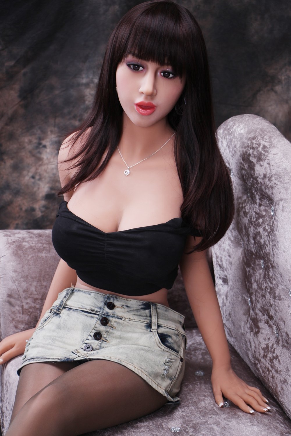 AF Doll | 165cm big breast black sex doll - Enid