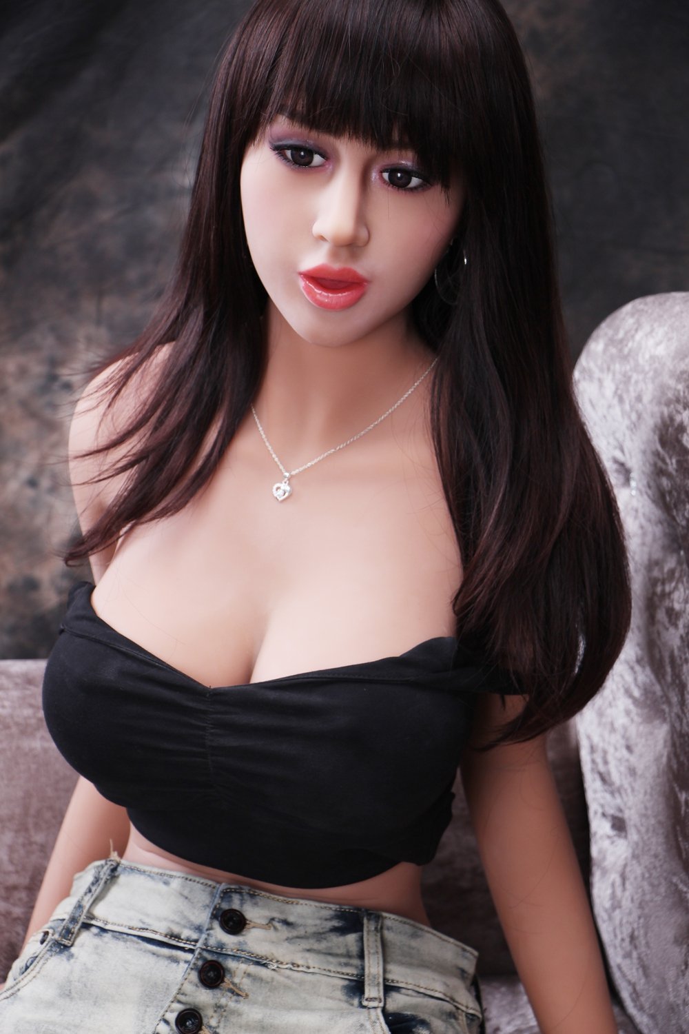 AF Doll | 165cm big breast black sex doll - Enid