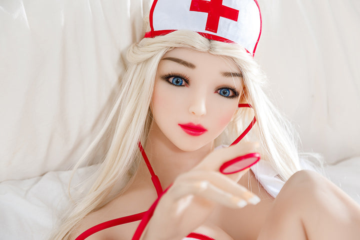 Aibei Doll | 158cm/5ft2 Blonde Blue Eyes Sex Doll - Calvin