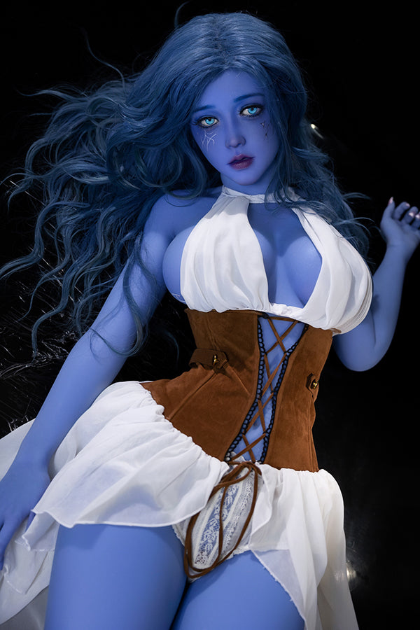 Aibei Doll | 160cm Blue Skin Alien Busty Sexy Sex Doll - Novia