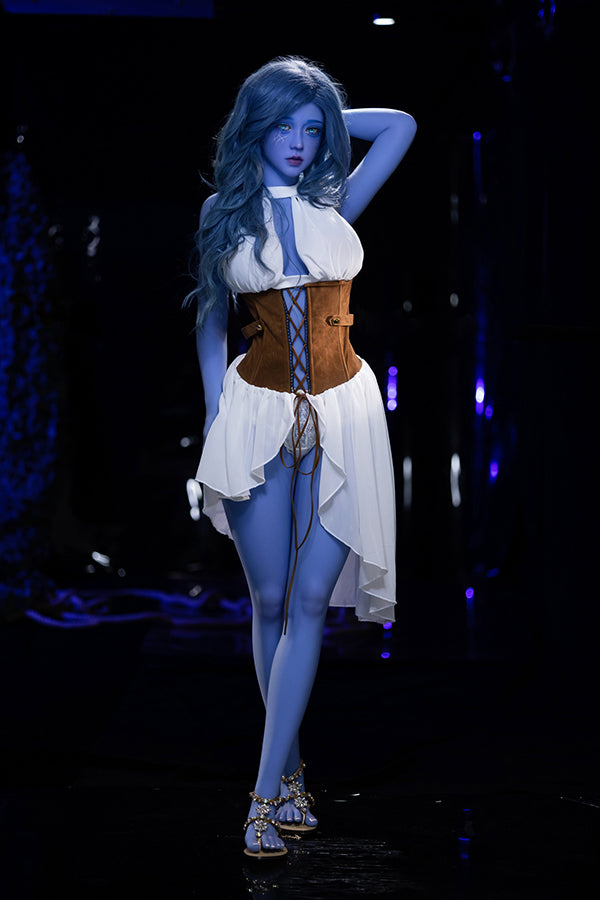 Aibei Doll | 160cm Blue Skin Alien Busty Sexy Sex Doll - Novia