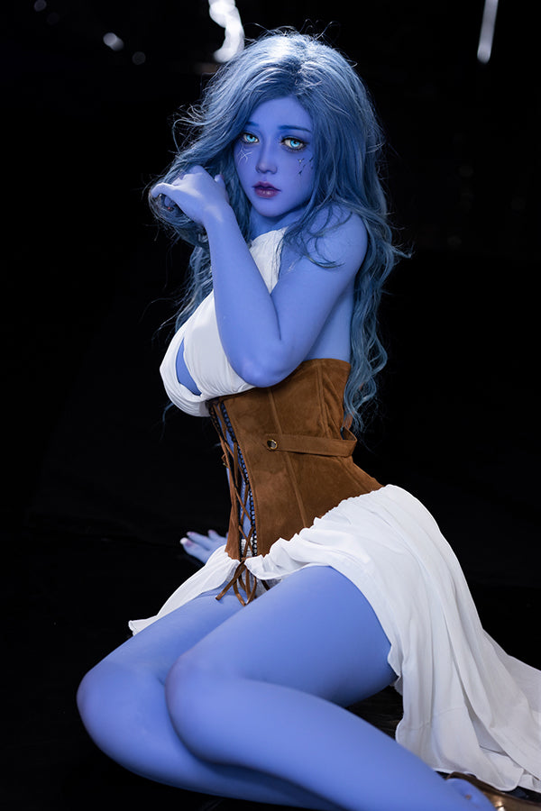 Aibei Doll | 160cm Blue Skin Alien Busty Sexy Sex Doll - Novia