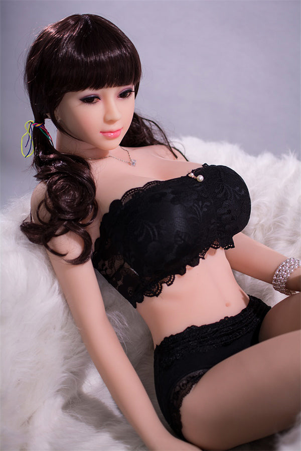 Aibei Doll | 158cm/5ft2 Lovely Smiling Big Boobs Sex Doll - Bunny