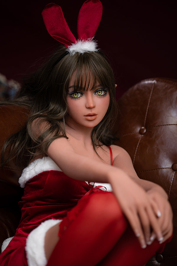 Aibei Doll | 150cm/4ft11 Brown Elf Small Boobs Sex Doll - Harper