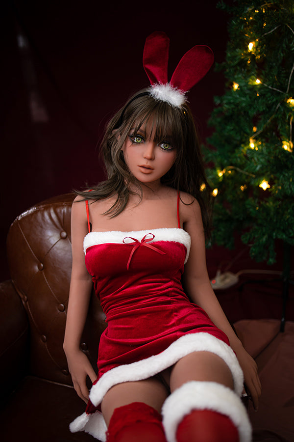 Aibei Doll | 150cm/4ft11 Brown Elf Small Boobs Sex Doll - Harper