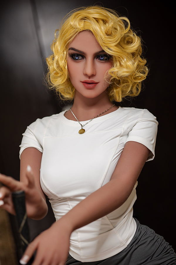 Aibei Doll | 158cm/5ft2 Blonde Skinny Small Chest Sex Doll - Colleen