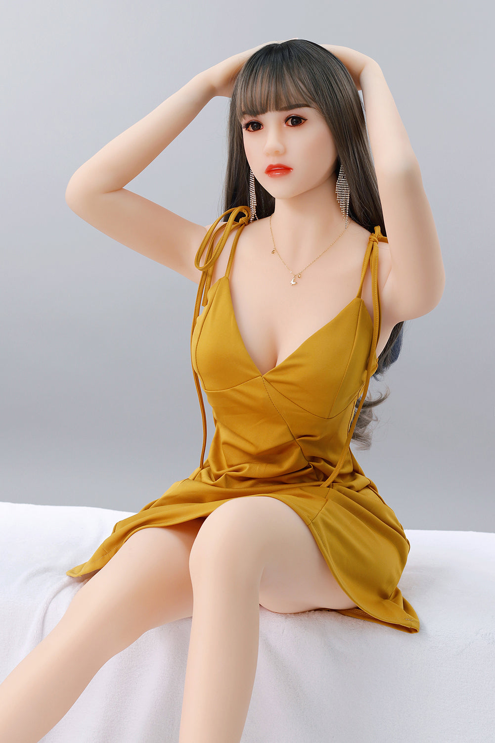 SY Doll | 165cm/5ft5 スウィートな小胸アジアン リアル TPE セックスドール - グレタ