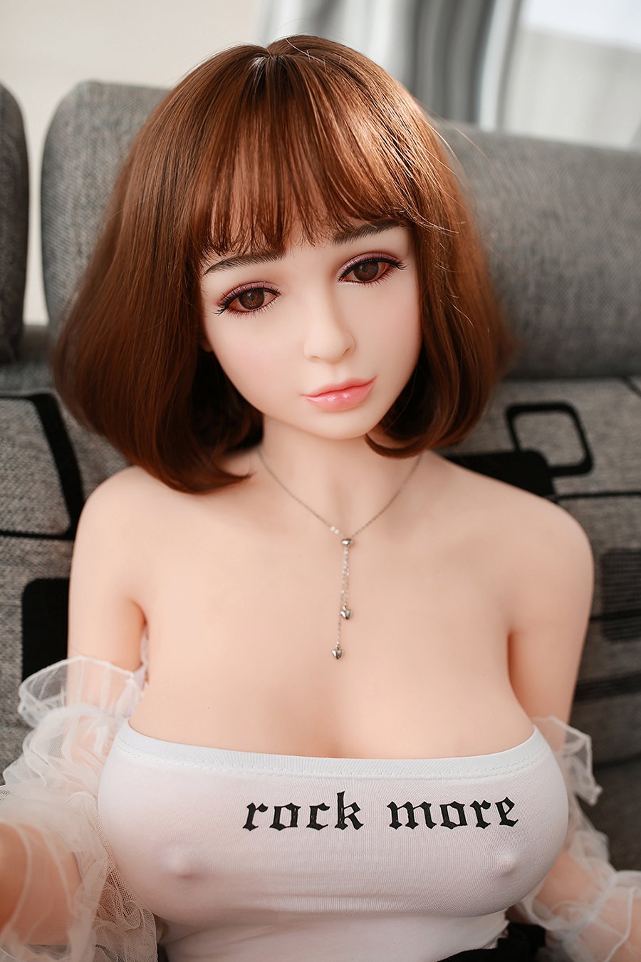 Medium Breast Pretty Realistic Sex Doll (3 Size) - Elvria