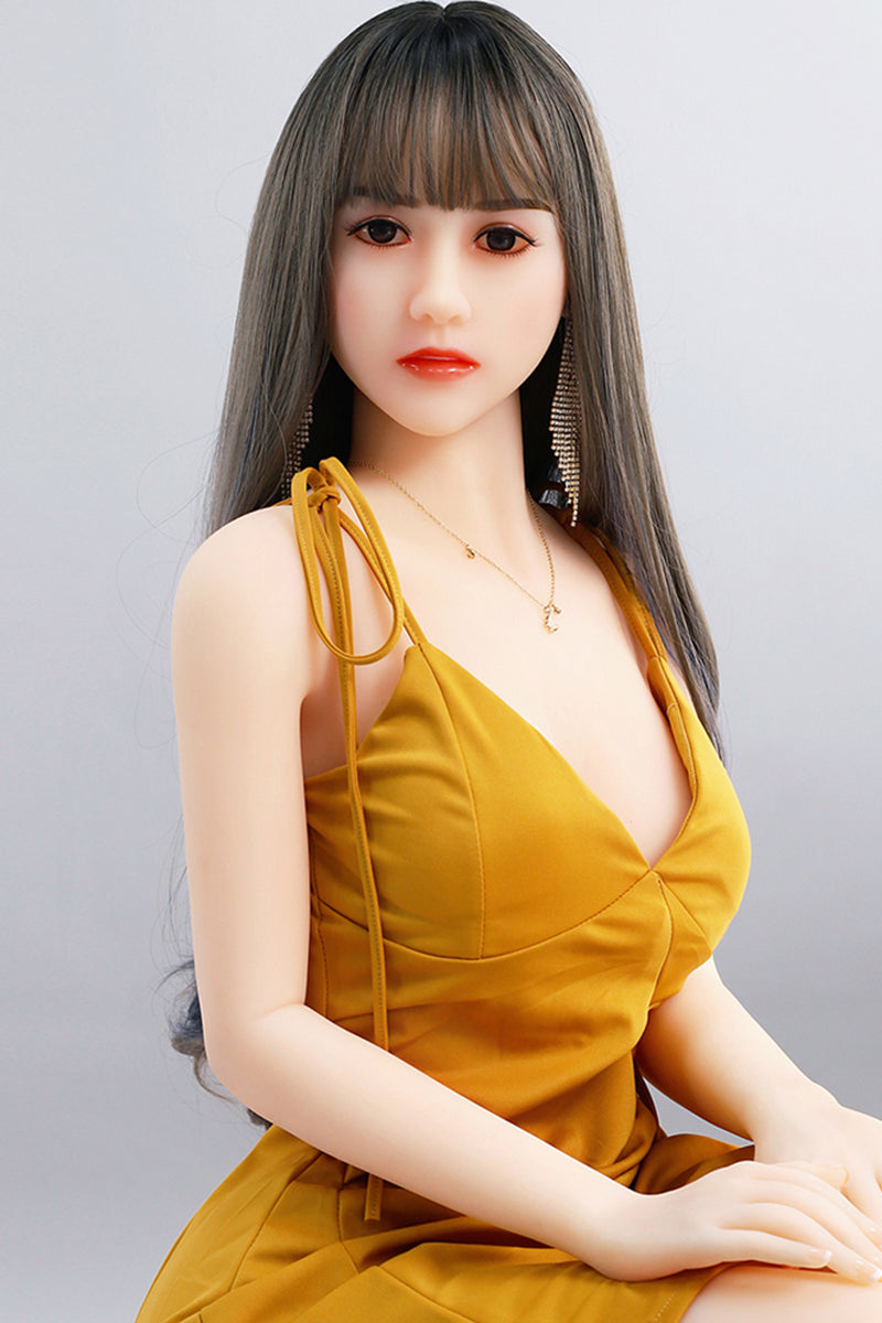 SY Doll | 165 cm/5 Fuß 5 Süße kleine Brust asiatische lebensechte TPE Sexpuppe - Greta