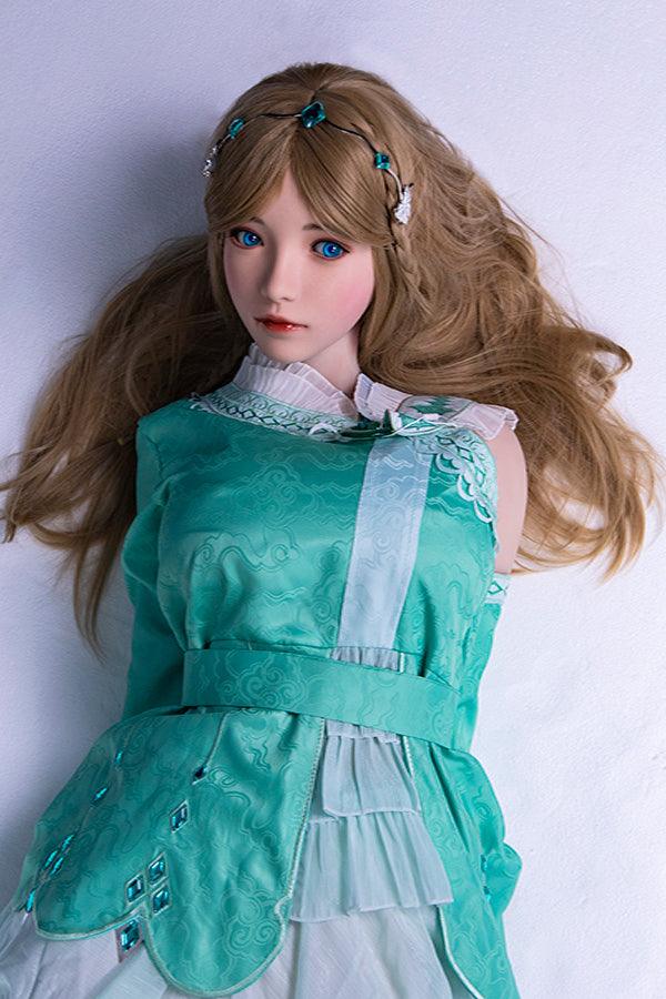 Dimu Doll | 158cm 本物そっくりのアジア人シリコンヘッドセックスドール - Rong 