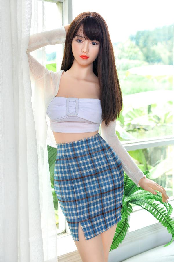 Dimu Doll | 165cm Lovely Silicone Head Asian Sex Doll - Honey