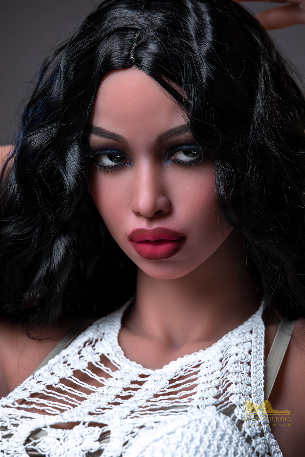 Irontech | 5ft7/171cm Beautiful With Black Long Curly Hair Sex Doll - Lora