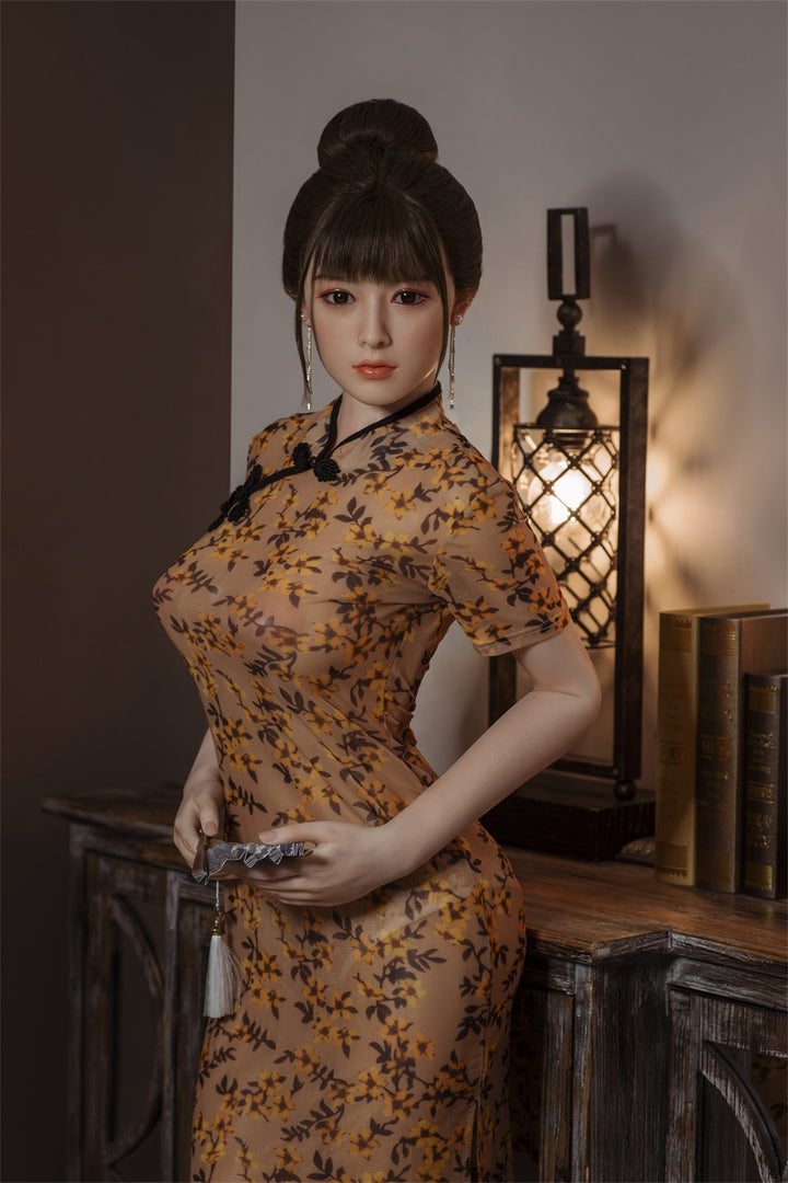 Ahlam - Chinese Style Big Boobs Gentle Realistic Silicone Sex Doll (5 Sizes)