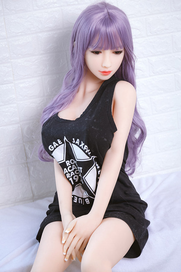 Aibei Doll | 158cm/5ft2 Purple Haired Sex Doll Lifelike Love Doll - Lyric