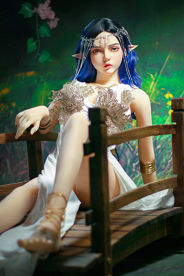 SY Doll | 160m/5ft3 Small Breasts Elegance Forest Princess Elf Ears Cosplay Lifelike TPE Sex Doll - Ophelia