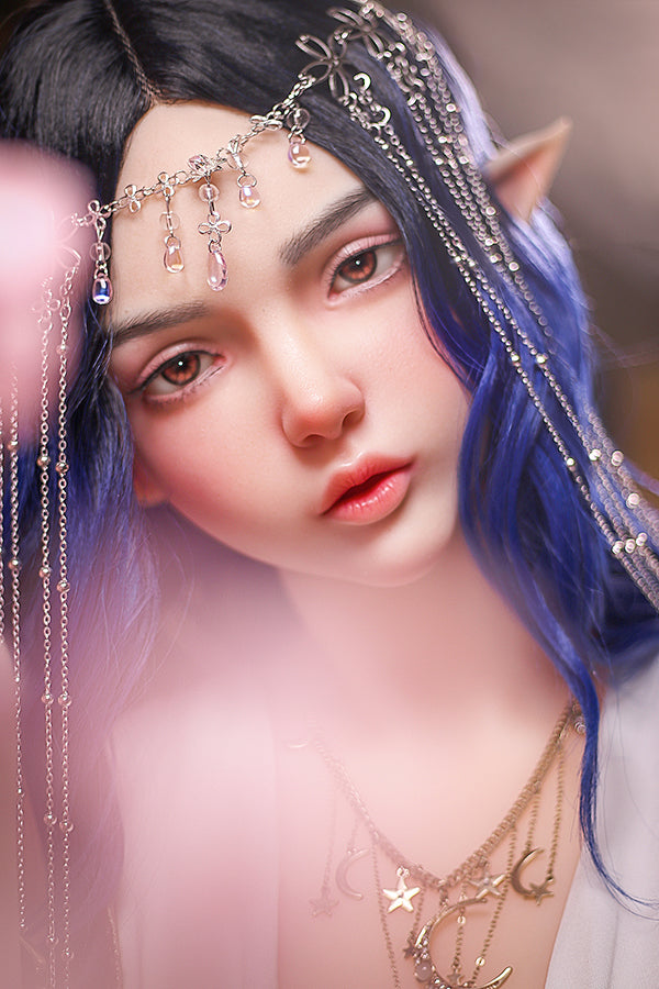 SY Doll | 160m/5ft3 Small Breasts Elegance Forest Princess Elf Ears Cosplay Lifelike TPE Sex Doll - Ophelia