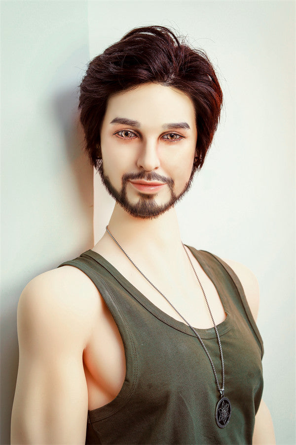 SY Doll | 162cm/5ft3 Realistic Bearded Silicone Head Sex Doll - Bryan