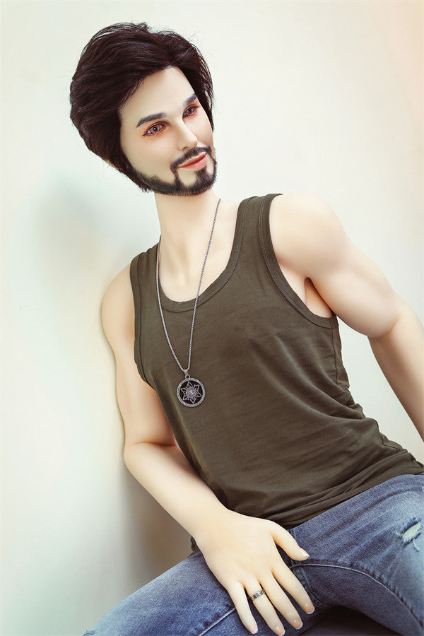 SY Doll | 162cm/5ft3 Realistic Bearded Silicone Head Sex Doll - Bryan